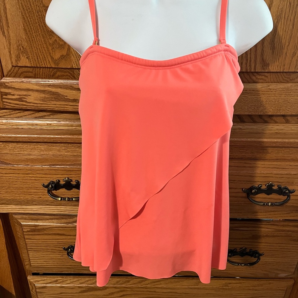 Gorgeous Coral Tankini Top size 4